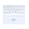 Bluetooth Keyboard Tablet PC Ultra Slim Portable 78 Keys White