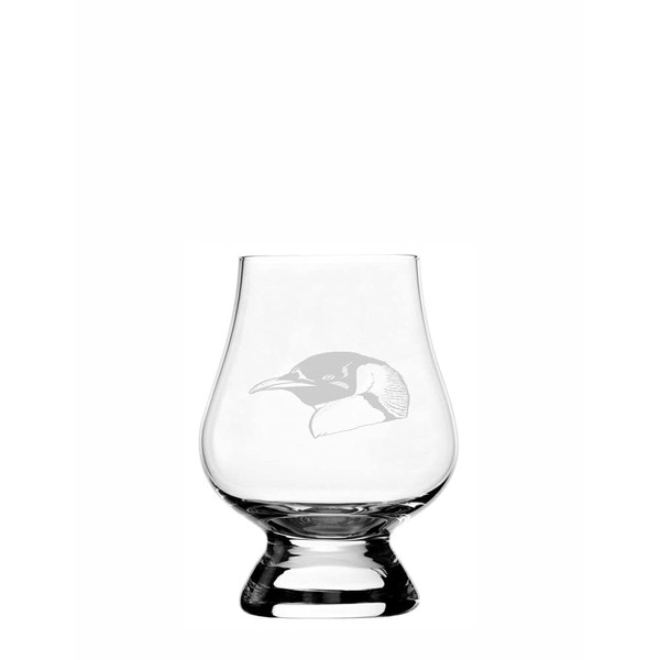 Emperor Penguin Face Zoo Animal Themed Etched 2.5oz Wee Whisky