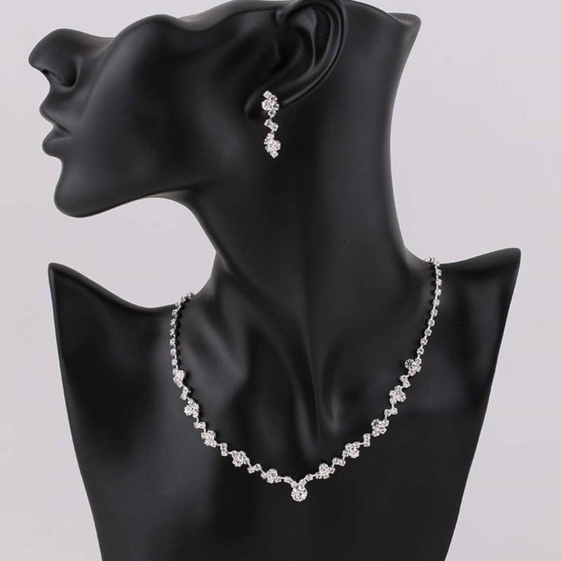 AVILMORE Necklace and Earrings Set of 2 Pieces Wedding Party