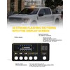 Xprite Amber Rooftop Emergency Strobe Light Bar, US Flag Beacon
