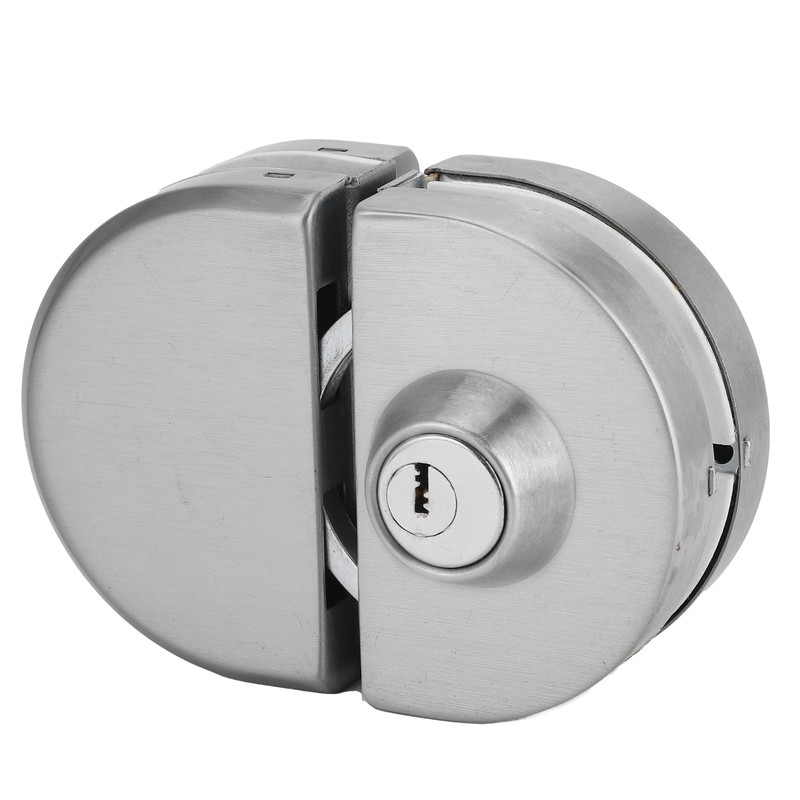 10‑12mm Thickness Glass Door Lock Stainless Steel Push Sliding Gate