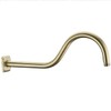 TRUSTMI 16 Inch S-Shape Shower Arm Stainless Steel Extra Long