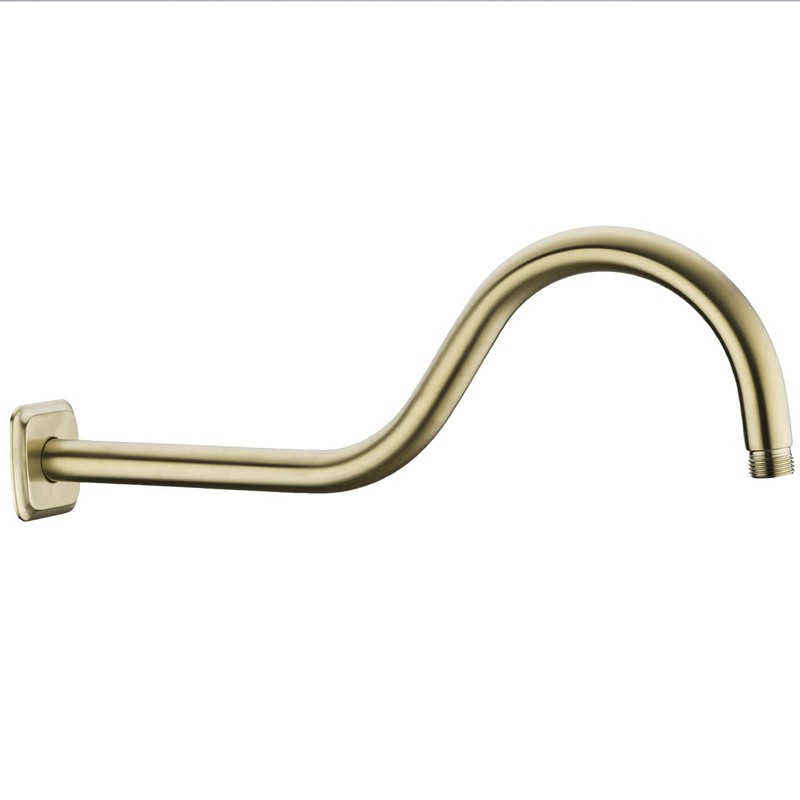 TRUSTMI 16 Inch S-Shape Shower Arm Stainless Steel Extra Long