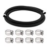 X AUTOHAUX 5/16" Fuel Line Kit 6ft Vacuum Hose Automotive