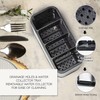 PELLUM Sponge Holder for Kitchen Sink, Stainless Steel Rustproof, Sink