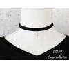 Velvy c233 Original Star Cross Black Simple Choker Women's Necklace,