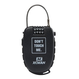 XCMAN Combination Bike Lock with 30 inch Retractable Cable Lock for Ski, Snowboard, Stroller, Bike and Suitcases,Secure 4-Digit