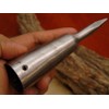 Mountain Pole Tip Hand Made Carbon Steel 1095 4208, Silver