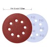 100PCS 125mm Sanding Discs Round 8 Hole Sanding Discs Pads