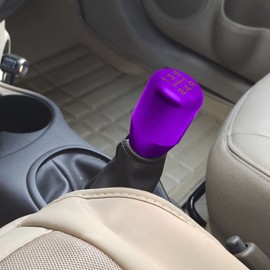 TIANRUIDA Manual 5 Speed Universal Gear Stick Shift Knob Red Racing for JDM Aluminum Shifter (Purple)