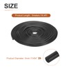 DTGN 5mm x 5meters(DxL) Nitrile Rubber Round Seal Strip -