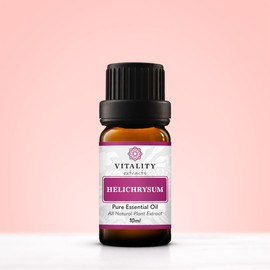 Vitality Extracts Helichrysum Essential Oil - 10ml, Helichrysum Gymnocephalum, Aromatherapy, Skin Care, Happy, Stress Relief, Aches Relief