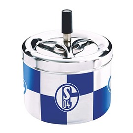 FC Schalke 04 Ashtray Rotating Ashtray Chequered
