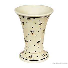 Bunzlauer Vase/Flower Vase Diameter 14.2 cm, Height 19.5 cm in Decoration 111
