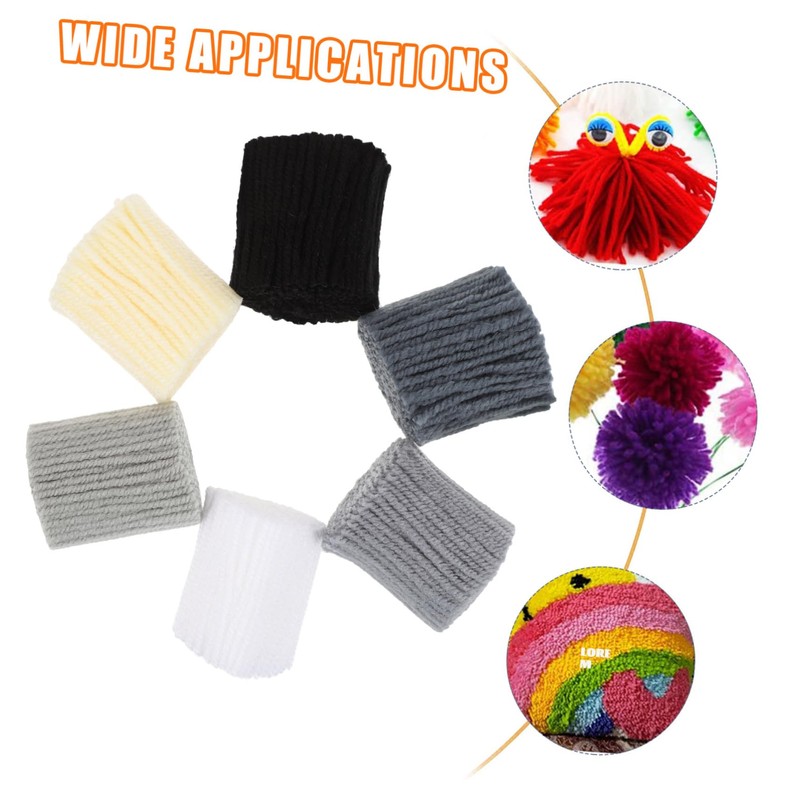 DOITOOL 60 Pcs Latch Hook Yarn Durable Acrylic for DIY