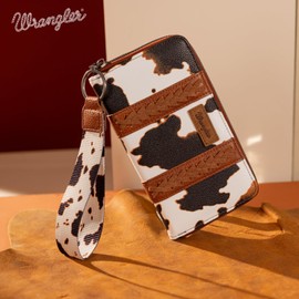 Montana West × Wrangler Wristlet Western Wallet Boho Aztec Credit Card Holder for Women