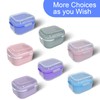 ARGOMAX Denture Case, Denture Cup for Soaking Dentures, Thorough Cleaning