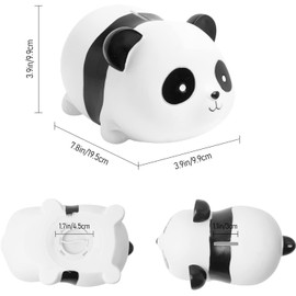 Cute Piggy Bank, Unbreakable Piggy Bank Panda Money Bank Hand Painted Bank Plastic Saving Coin Box for Boys Girls Adults