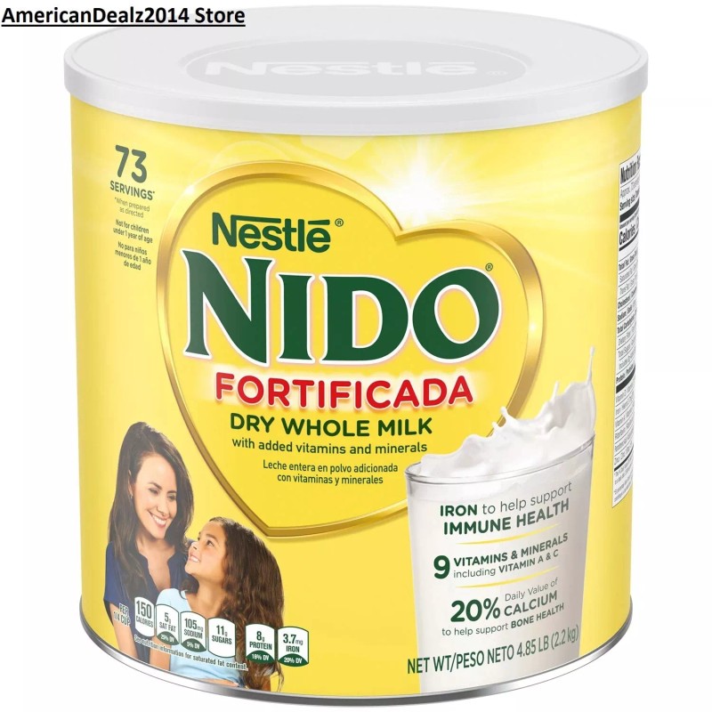 Nestle NIDO Fortificada Dry Whole Milk Powdered Drink Mix (4.85