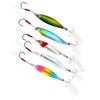 Long Shot Iron Plate Artificial Spoon Metal Lure Bait Set