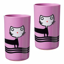 2 x Tommee Tippee No-Knock Cup | Base Sucks to Surfaces = No More Spills! | Ideal for Milk, Water & Juice | 300ml, BPA-Free | Age 12m+ (Purple)