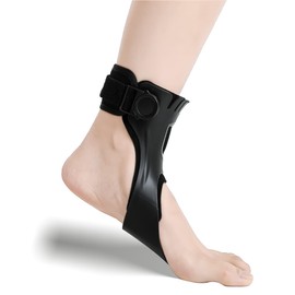 Professional AFO Drop Foot Brace Orthosis for Hemiplegia & Stroke Varus Foot Drop, Improve Walking Gait & Relieve Pain, Lightweight Foot Drop Brace for Men & Women (Medium, Left)