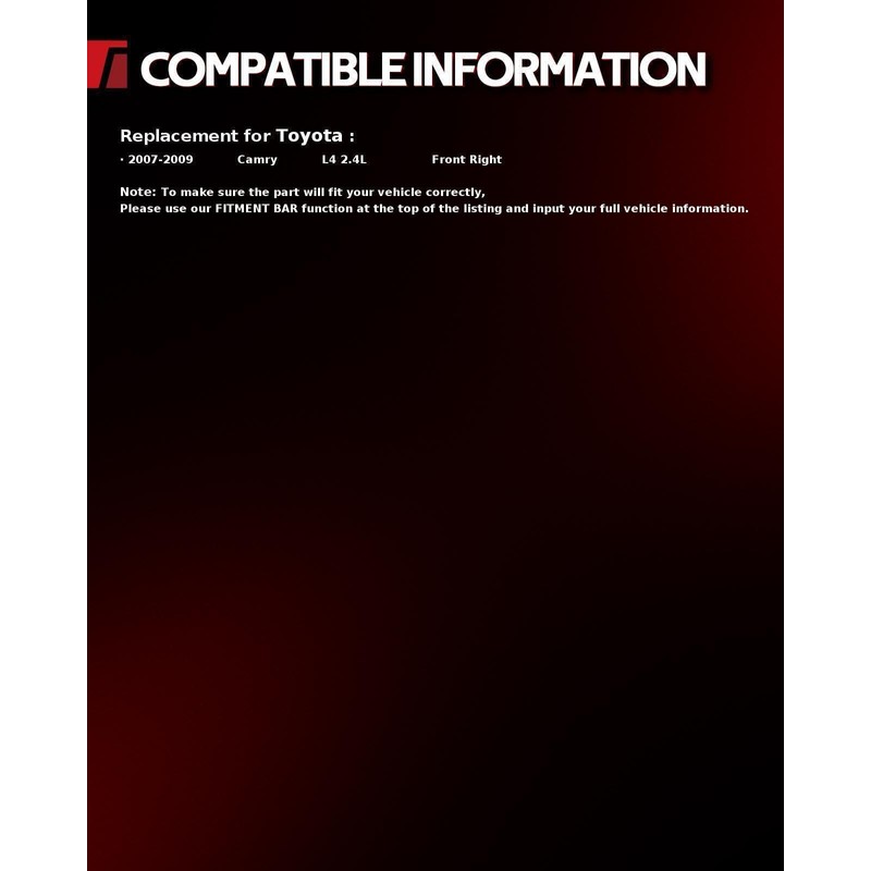 Torchbeam Steering Knuckle & Wheel Bearing Hub Assembly Front Right