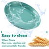 Gerrii 6 Pieces Shallow Cat Food Dish, Whisker Friendly, Lightweight,