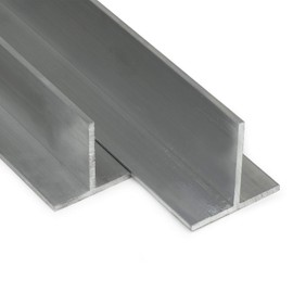 Aluminium T-profile AlMgSi05 | W x H x S 40 x 40 x 3 mm | L: 1100 mm (110 cm) on cut