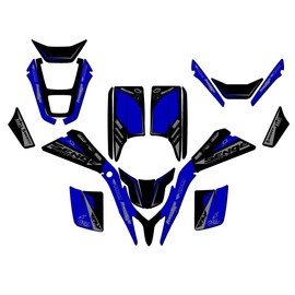 1988-2006 Blaster 200 BINARY Blue Senge Graphics Kit Compatible with Yamaha