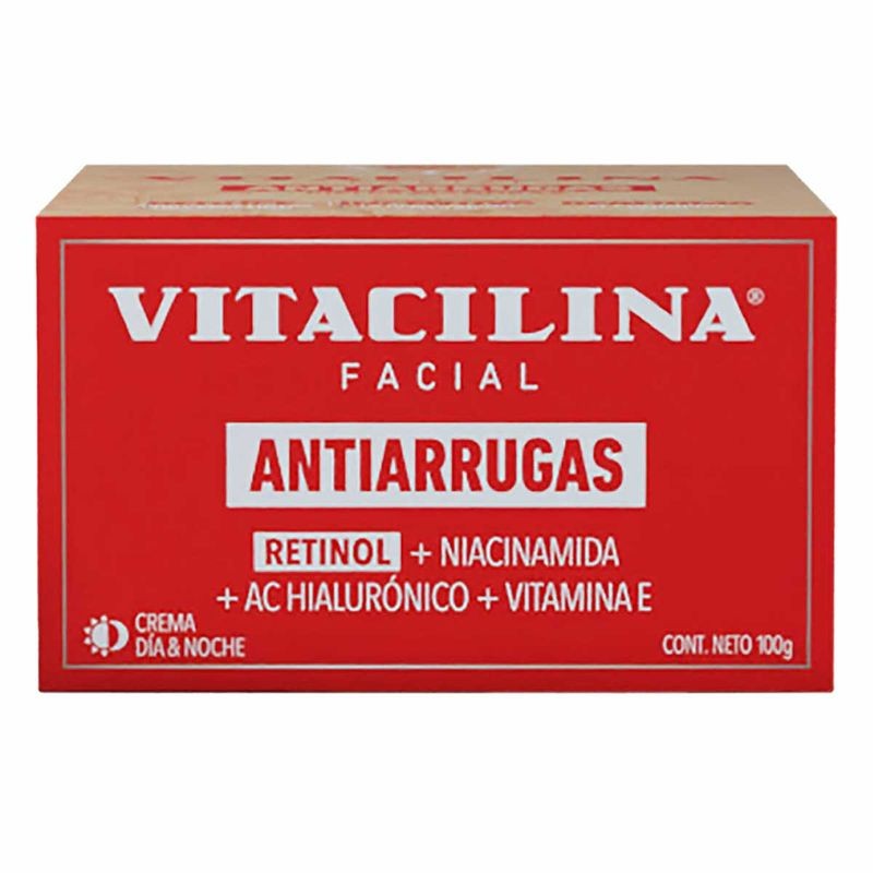 Crema Facial Vitacilina Antiarrugas Retinol 100g