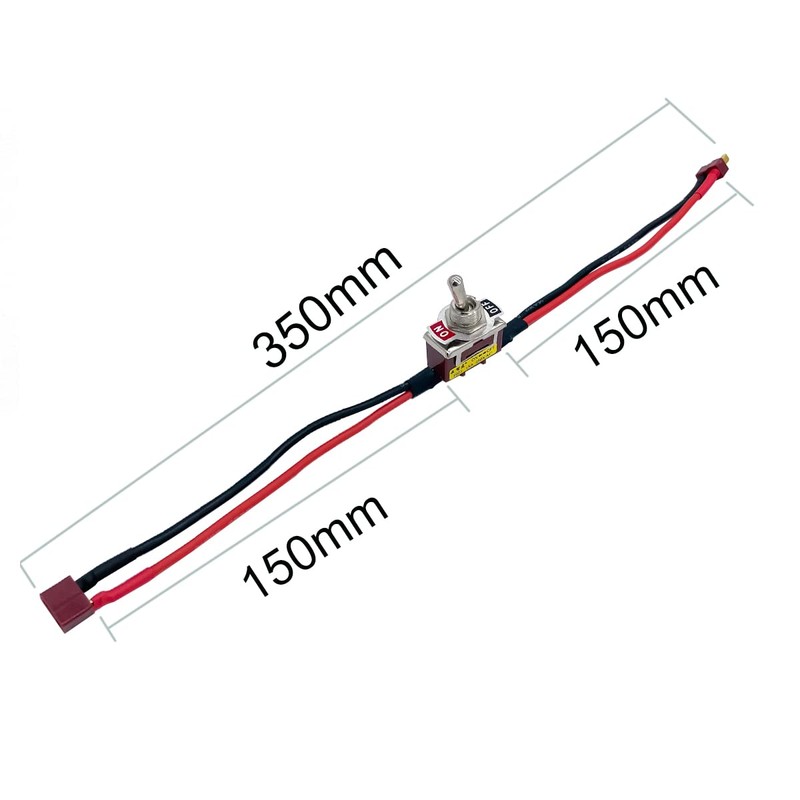 Large Current On-Off Electric Power Switch with T Plug for