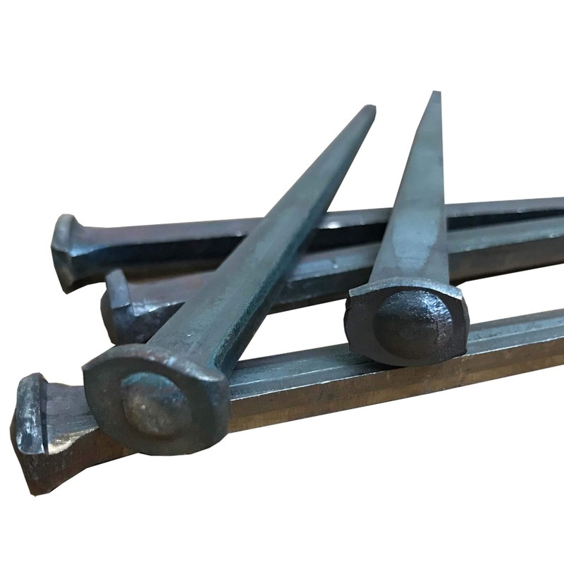 8"- Steel Square Common Rose Head STANDARD-80d Nails (5-Nails)