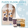 Girls Fuzzy Socks with Grips Winter Warm Socks for Kids