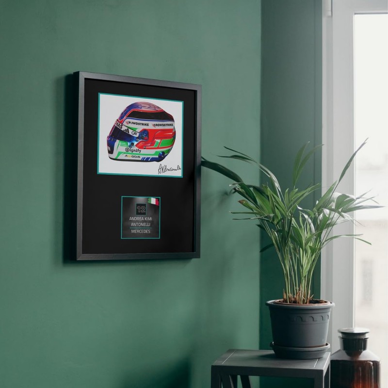 Lap Legends Kimi Antonelli 2025 Framed Display Gift with Reproduced