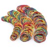 JIANTA Colourful Rubber Bands, Pack of 600 Household Rubbers Various