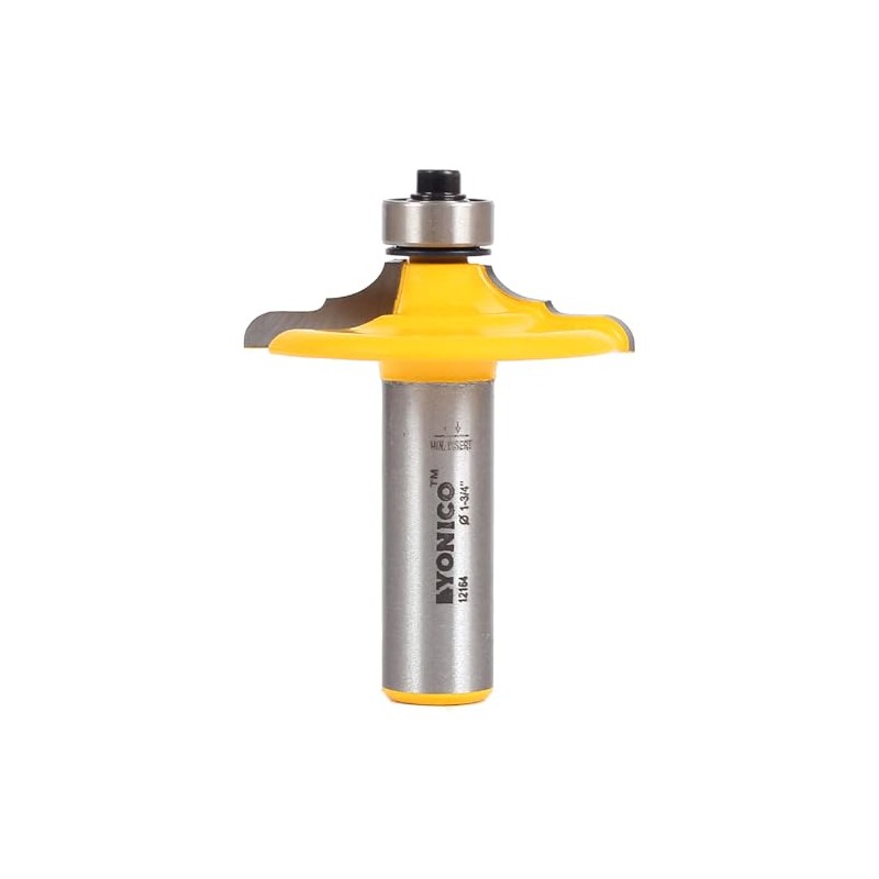 YONICO Cabinet Door Edge Router Bits Classical Euro Style 1/2-Inch
