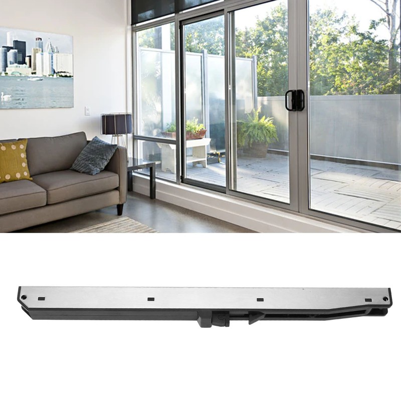 Barn Door Soft Close Mechanism Stainless Steel POM Spring Buffer