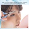 2 Pack Curved Craft Scissors Small Scissors Beauty Eyebrow Scissors