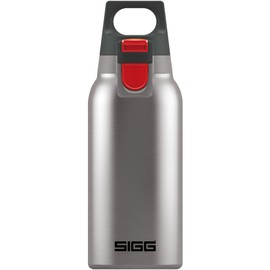 SIGG - Insulated Water Bottle - Thermo Flask Hot & Cold One Silver with Tea Infuser - Leakproof - BPA Free - Stainless Steel - 10 Oz