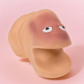 MIJOMA Shaped Hand Puppet Willy Made of Thermoplastic Rubber, Party Highlight, The Laughter at Every Celebration, 16 x 10 cm