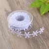 BESTOYARD 5 m Snowflake Decorative Ribbon Lace Trim Fabric Ribbon