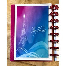 Handmade Merry Christmas Tree Holiday Winter DASHBOARD 4 use w TUL/Arc (8 disc) Planner-