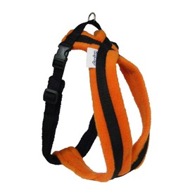 CosyDogs Fleece Dog Harness in Orange: Size 0
