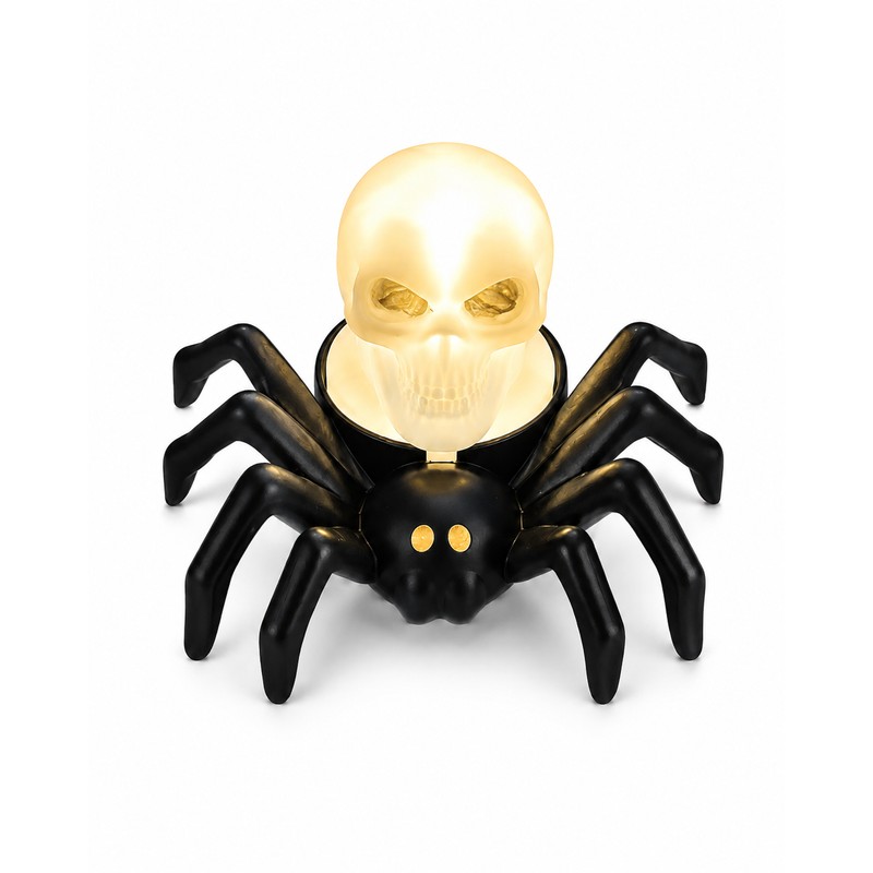 Halloween Spider Eyeball LED Tealight for Spooky Decor – Flameless