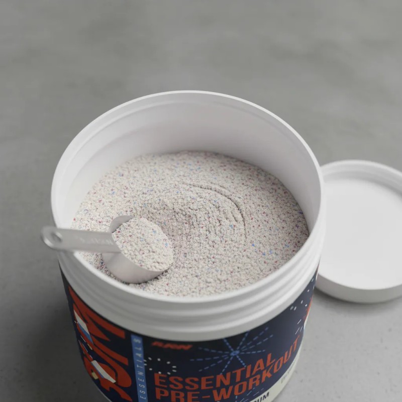 Cbum Essential Raw Nutrition 30 Servicios Red White N Bum
