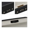 Relaxdays Security Box with Combination Lock, Portable, with Safety Cable,