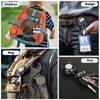 LIUGX Retractable Keychain for Airtag Holder, with Belt Clip, Badge