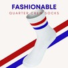 MARRON SMITH Calcetines de rayas para mujeres y hombres, 6