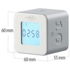 infactory Tea clock: Set of 2 digital timer cubes with